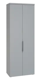 SIN 6 - 8D kancelářská skříň, 2-dveřová, 2170x800x400, šedá